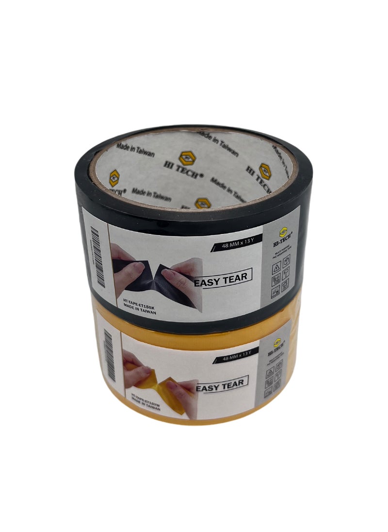 Hi-Tech - Easy Tear Tapes – Heavy-Duty Adhesive, Residue-Free, Multipurpose for Office and Home use. - Image 1