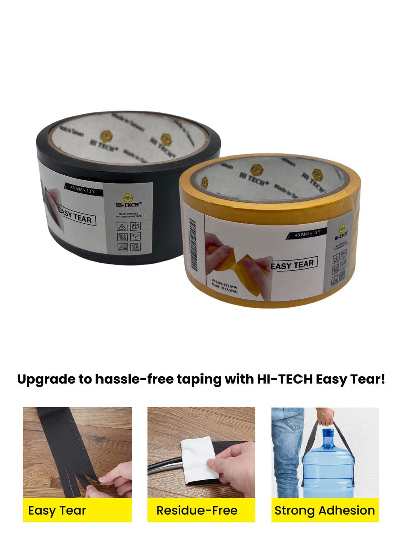 Hi-Tech - Easy Tear Tapes – Heavy-Duty Adhesive, Residue-Free, Multipurpose for Office and Home use. - Image 1