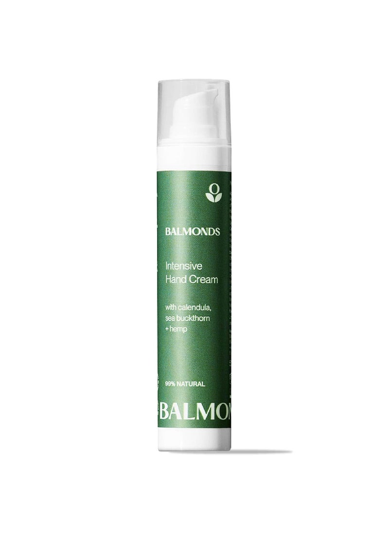 Balmonds - Balmonds - Intensive Hand Cream - 3.5oz. (100ml) - 100% Natural Hand Lotion For Dry Hands - Fragrance Free - Vegan & Cruelty Free - All Skin Types - Image 1