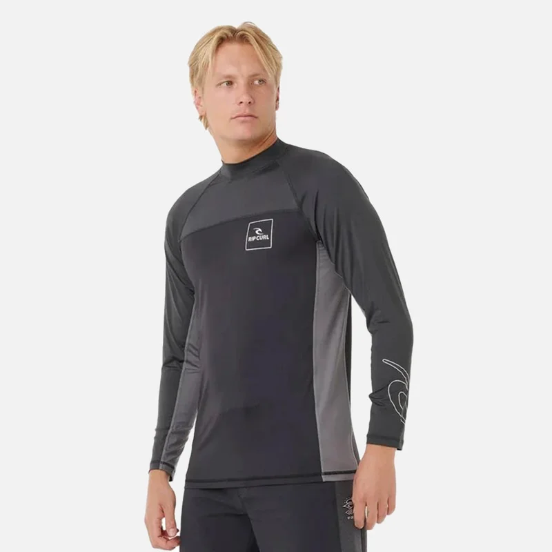 Rip Curl  Drive UPF Long Sleeve Rash Vest - Men for Men | Best Price UAE