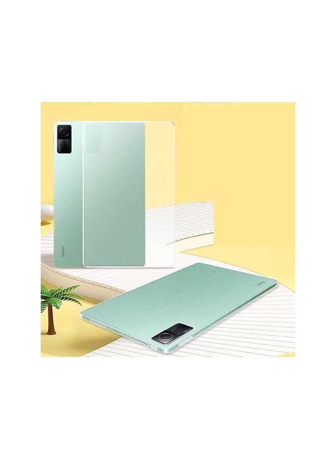 erorex 1 Plus 2 Pack Compatible With Redmi Pad Se 11 Inch Case And Screen Protector 2023 11 Inch Transparent Tpu Protective Cover Soft Premium Pet Protective Film Clear  - Image 2