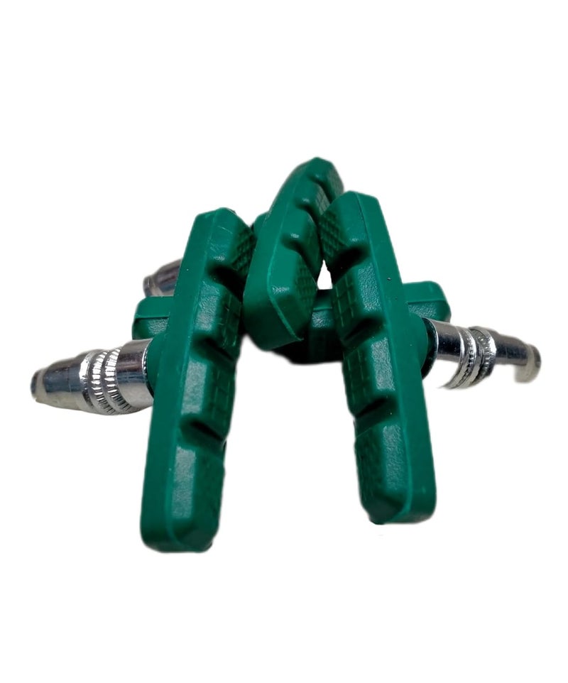 CYIDER Enhance Your Cycling Performance with V-Brake Power Brake Shoes/Rubber: Shoes/Rubber for Optimal Bicycle Braking Efficiency Colours According to Stock - Image 2