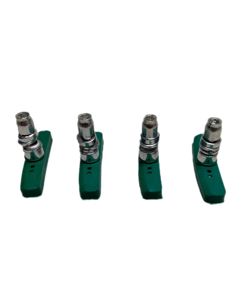 CYIDER Enhance Your Cycling Performance with V-Brake Power Brake Shoes/Rubber: Shoes/Rubber for Optimal Bicycle Braking Efficiency Colours According to Stock - Image 3