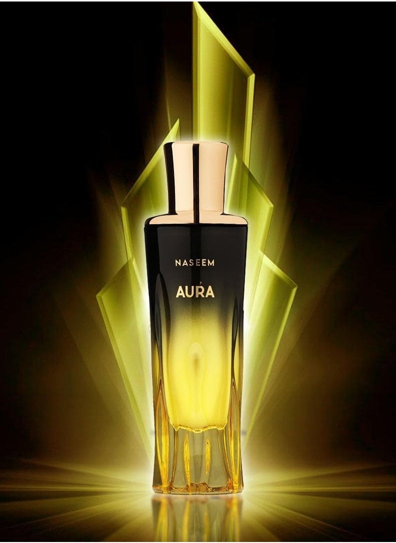 Naseem - Aura Perfume 80ml - Passionate Lemon and Bergamot | Tenacious Orris Heart | Sandalwood and Ambroxan Base | Greatness in a Bottle - Image 1