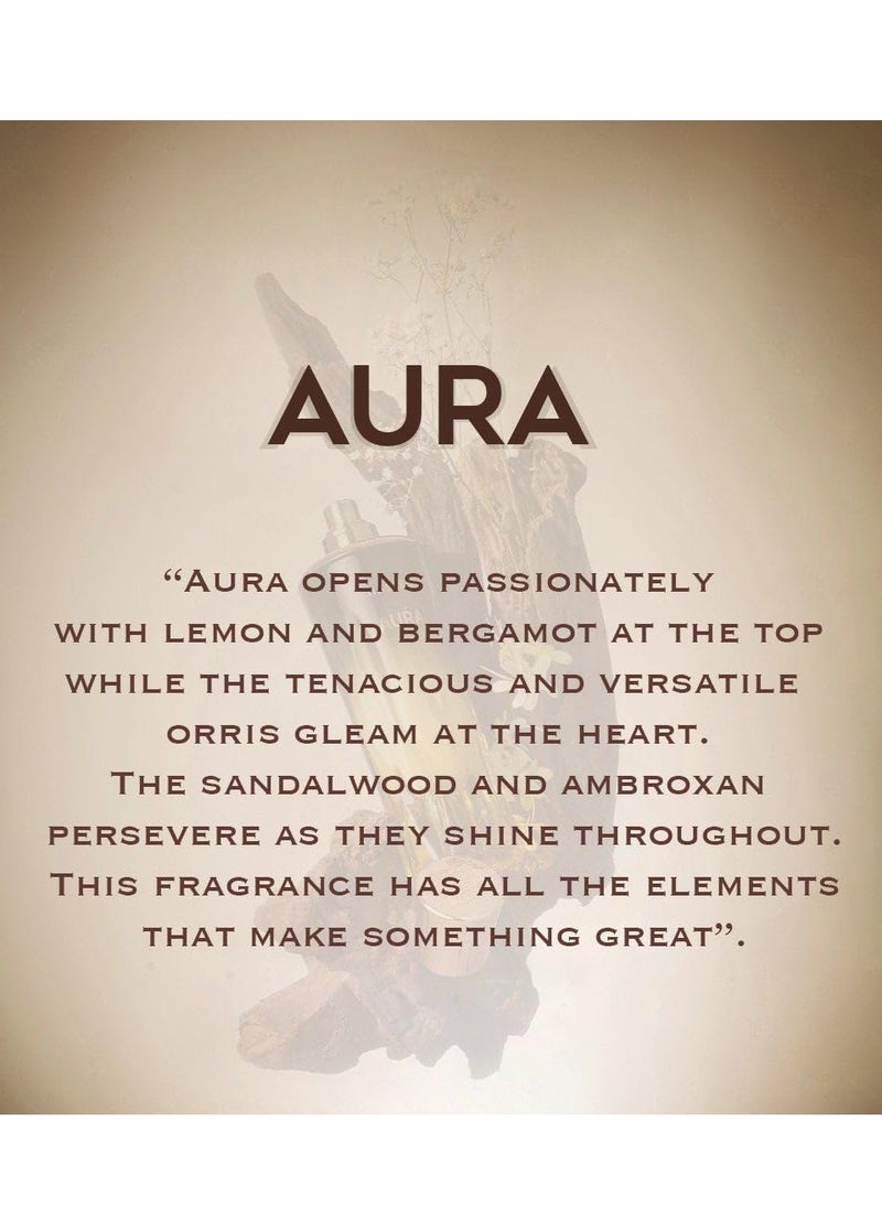 Naseem - Aura Perfume 80ml - Passionate Lemon and Bergamot | Tenacious Orris Heart | Sandalwood and Ambroxan Base | Greatness in a Bottle - Image 1