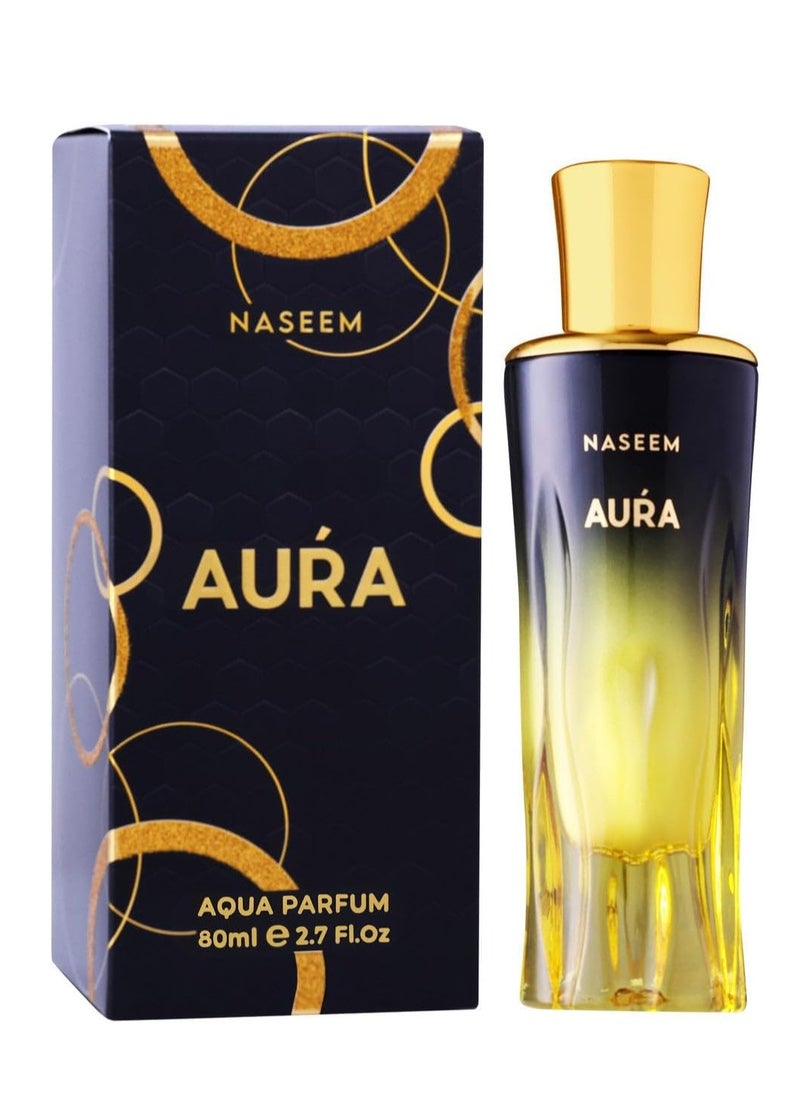 Naseem - Aura Perfume 80ml - Passionate Lemon and Bergamot | Tenacious Orris Heart | Sandalwood and Ambroxan Base | Greatness in a Bottle - Image 1