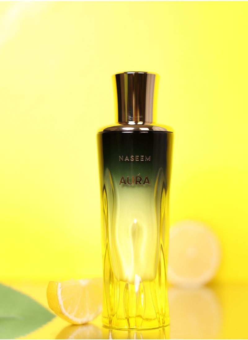 Naseem - Aura Perfume 80ml - Passionate Lemon and Bergamot | Tenacious Orris Heart | Sandalwood and Ambroxan Base | Greatness in a Bottle - Image 1