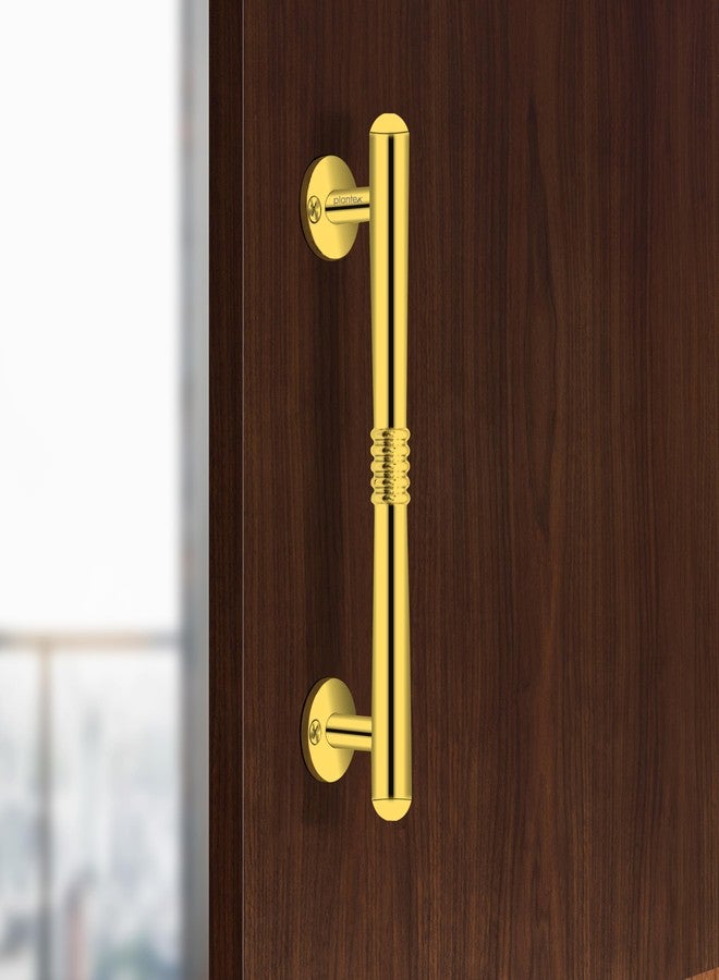 Plantex Main Door Handle/8 Inch Handle for Main Door/Pull-Push Handle for Door - Pack of 1 (S-142, Gold) - Image 1
