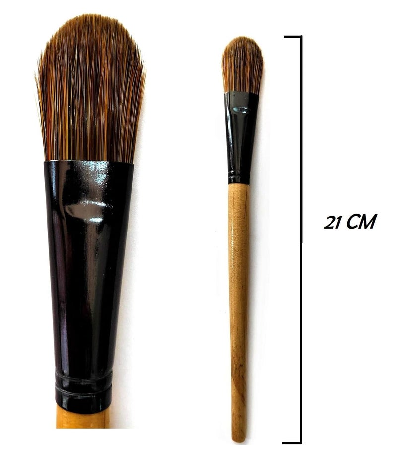 ChiggiWiggi Art Foundation Blending Brush with 6 Pcs Blending Paper Stumps, 1 Pcs Kneadable Eraser - Image 4
