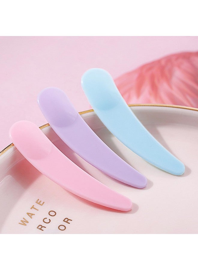 TUZAZO 200pcs Mini Spatula for Cosmetics, Bulk Disposable Makeup Spatulas Mini Plastic Makeup Scoop Spatulas for Cosmetic Mixing and Sampling (Multi Colored with Storage Box) - Image 5