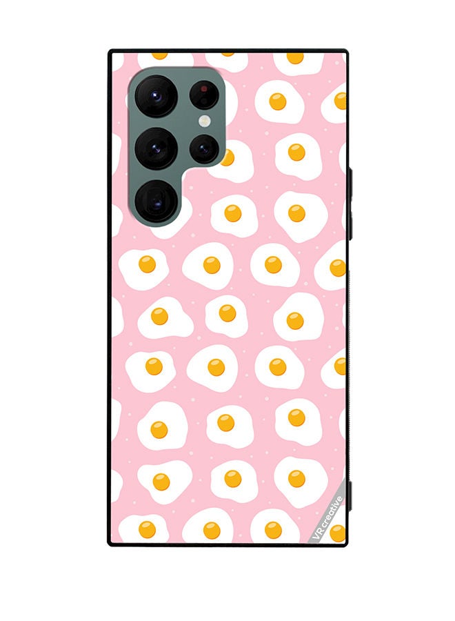 VR CREATIVE Protective Case Cover For Samsung Galaxy S22 Ultra 5G Pattern Eggs Design Multicolour - Image 1