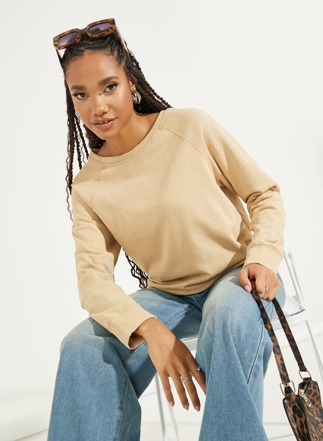 Take Two Regular Fit Acid Wash Sweatshirt  - Image 1