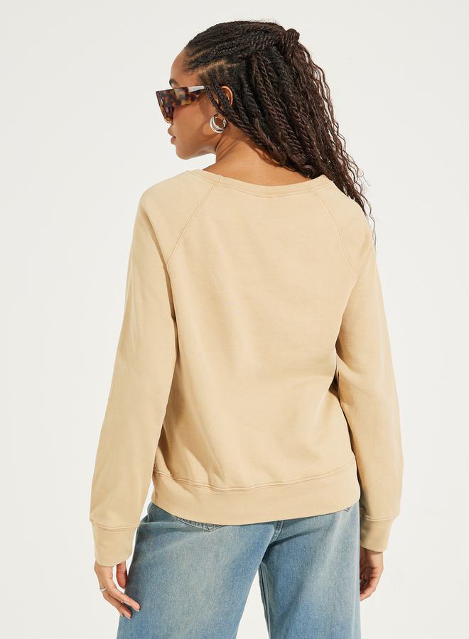 Take Two Regular Fit Acid Wash Sweatshirt  - Image 5