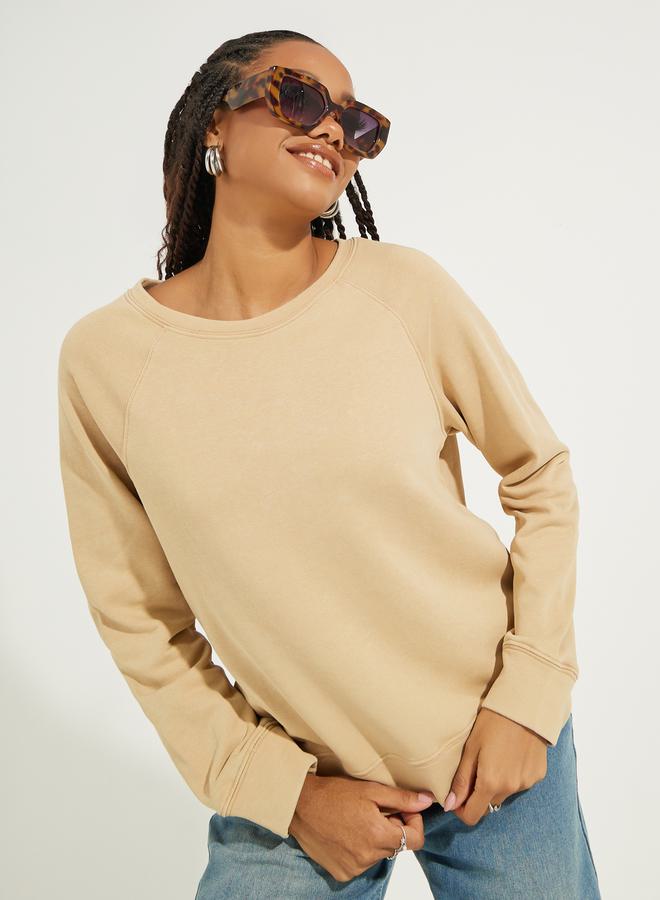Take Two Regular Fit Acid Wash Sweatshirt  - Image 3