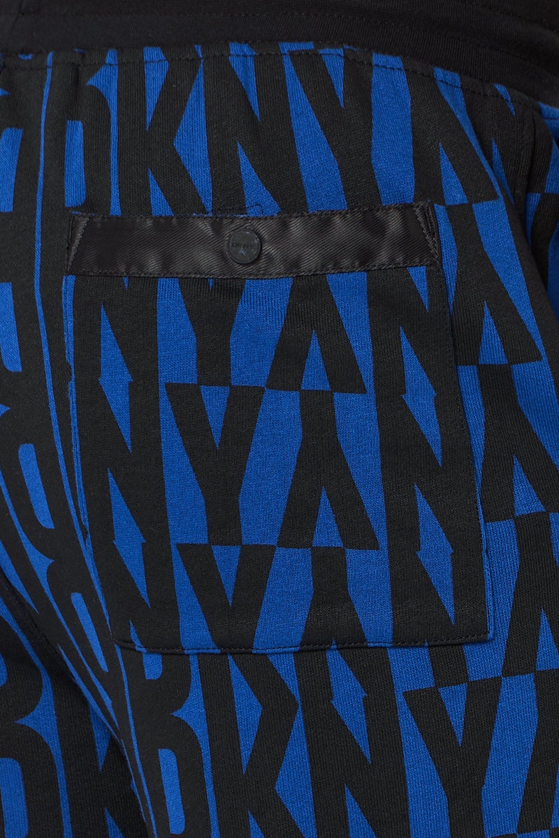 DKNY Men Regular Fit Allover Print Basic Shorts, Multicolor - Image 4