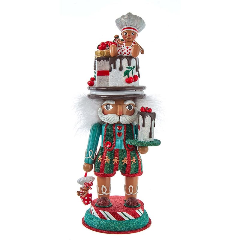 Hollywood Nutcrackers Hollywood Nutcrackers Gingerbread Baker Hat Nutcracker 15Inch Multicolored HA0604