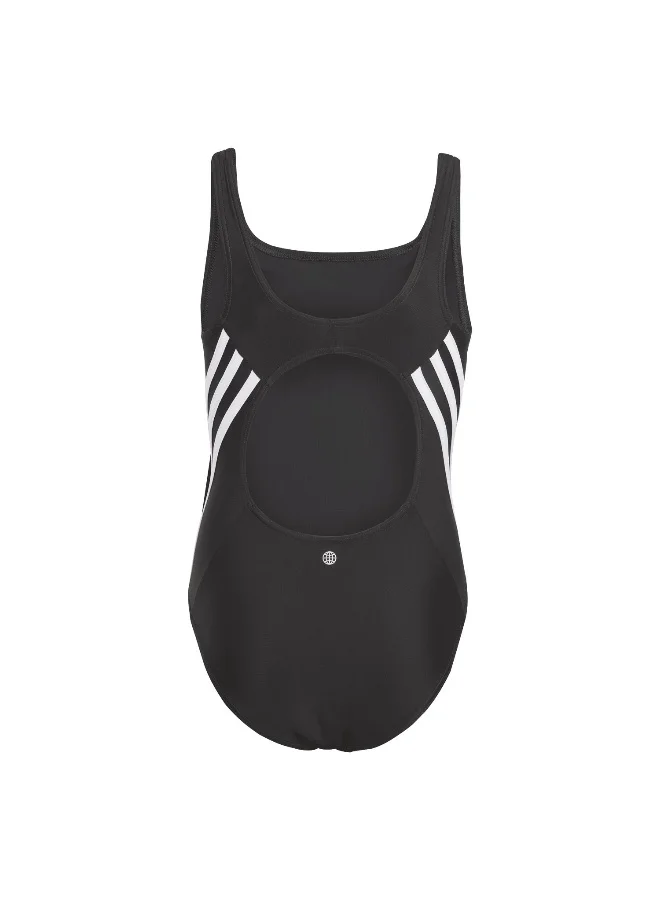 Adidas 3S Swimsuit Black Swim Swimwear 1824