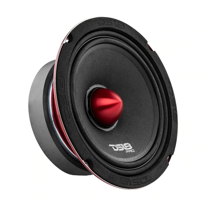 DS18 Mid and High Car Speaker Package - 2X 6.5" Midrange, 2X 1" Tweeters, Built-in Crossover - Image 4