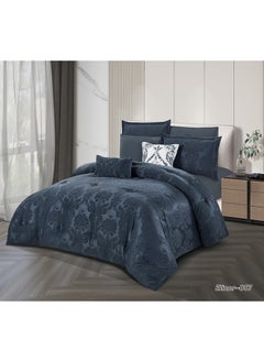 Hours Horse Comforter Set With Soft Silky Jacquard Fabric And A Modern And Distinctive Pattern That Satisfies All Tastes 8 Pieces King Size  - Image 1