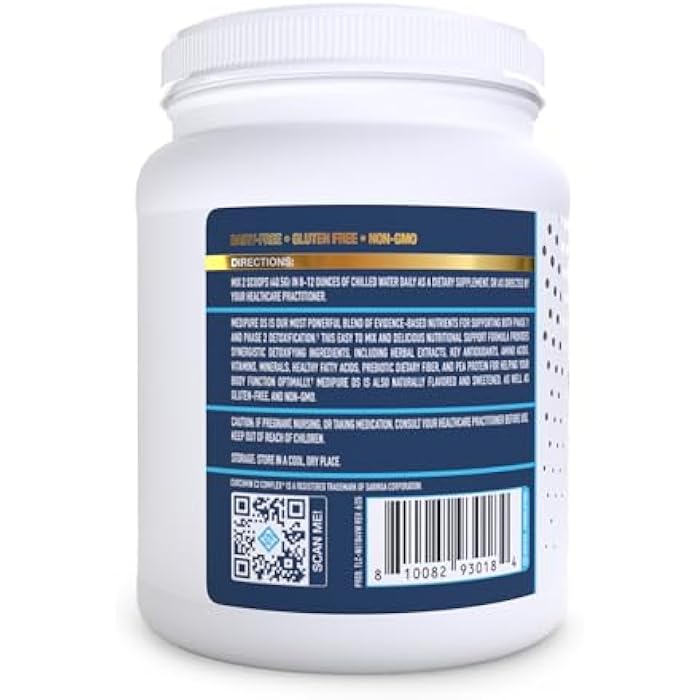 NuEthix Formulations Medipure DS with Pea Protein Phase 1 & 2 Detoxification System, Supplement to Help Support The Body’s Natural Detoxification Process, Vanilla Wafer (Non-Caffeinated), 20 Servings - Image 2