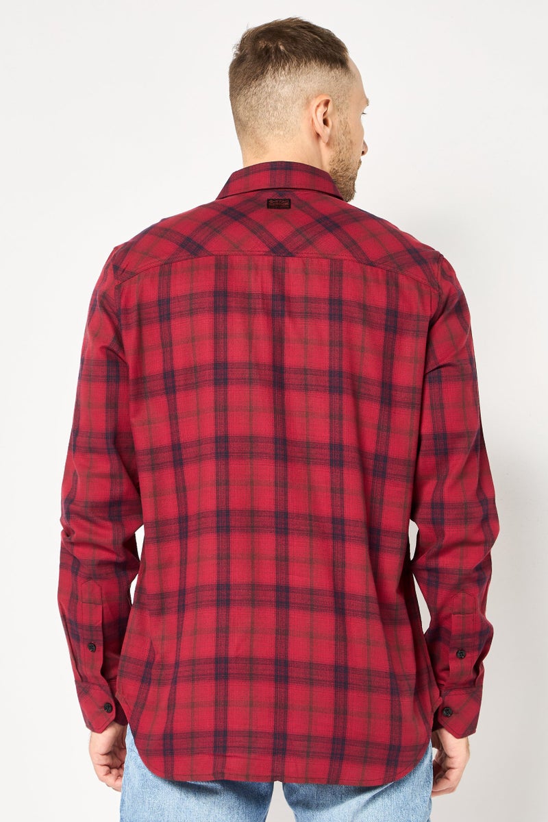 G-Star RAW قميص كاجوال طويل الأكمام للرجال بقصة عادية، متعدد الألوان - Image 4