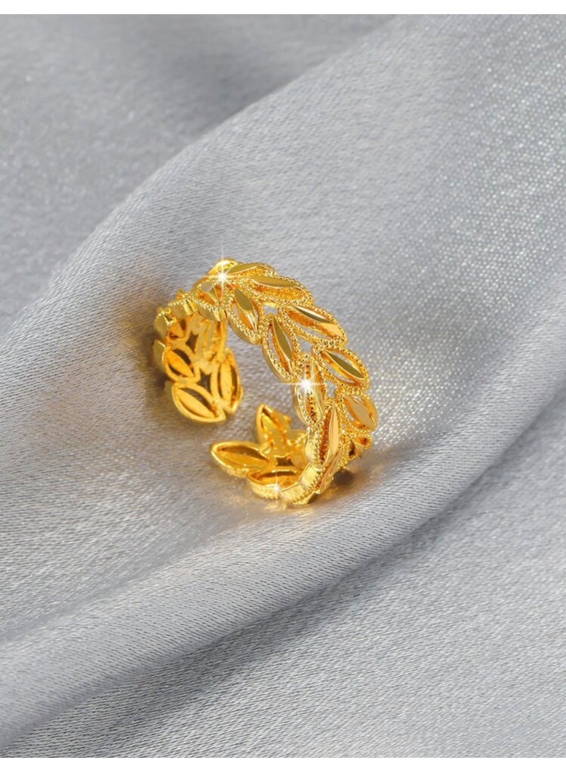 GOLDMAX 21k Gold Plated Ring For Women One Size - Image 4