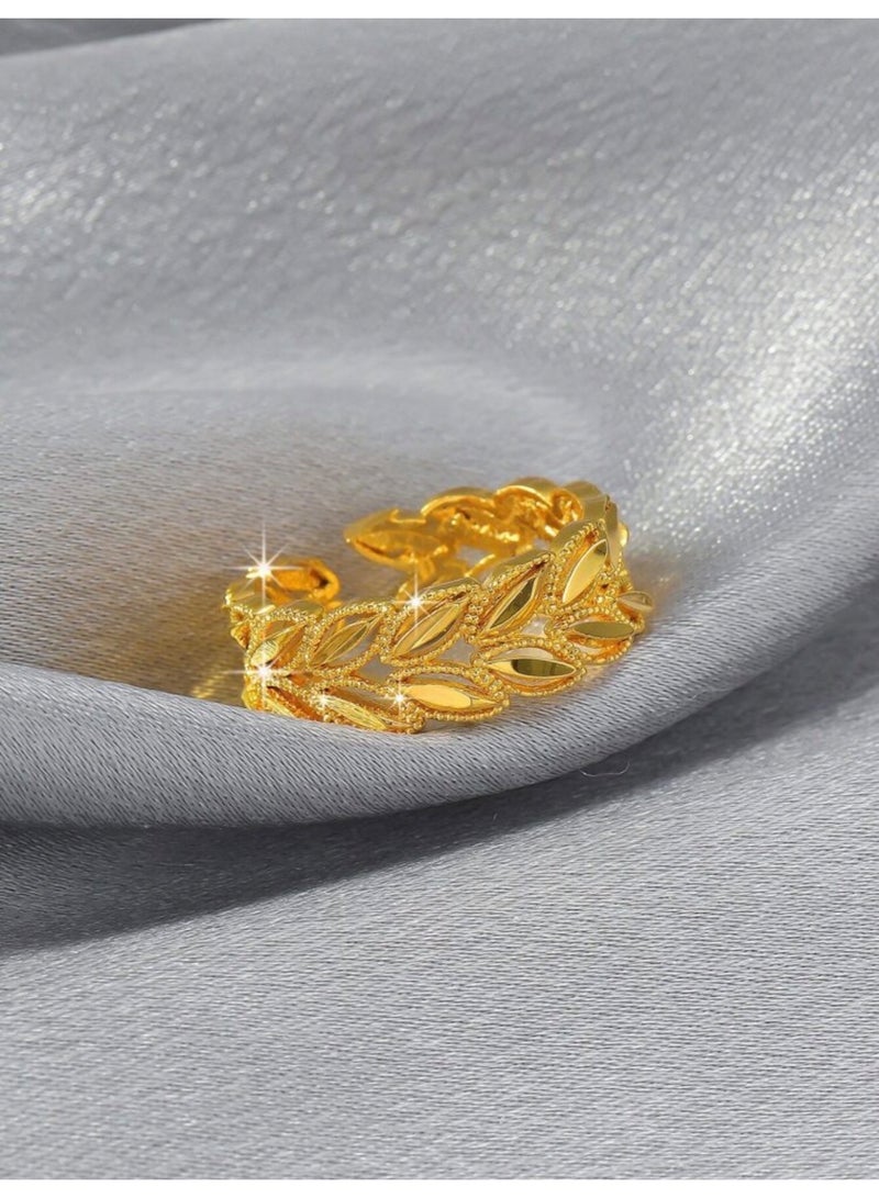 GOLDMAX 21k Gold Plated Ring For Women One Size - Image 5