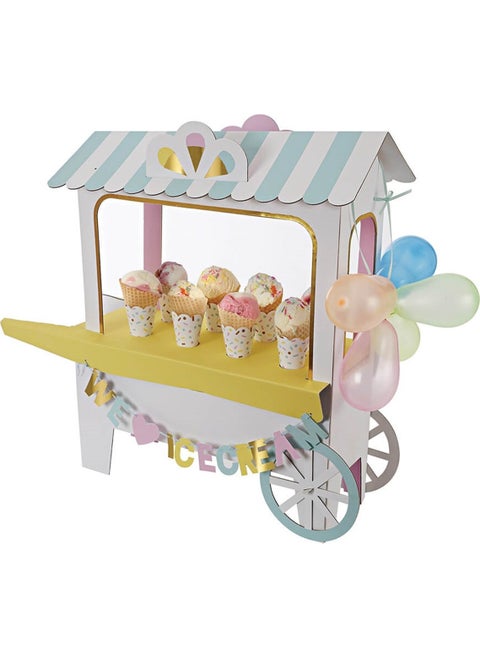 Ice Cream Cart Table Decoration
