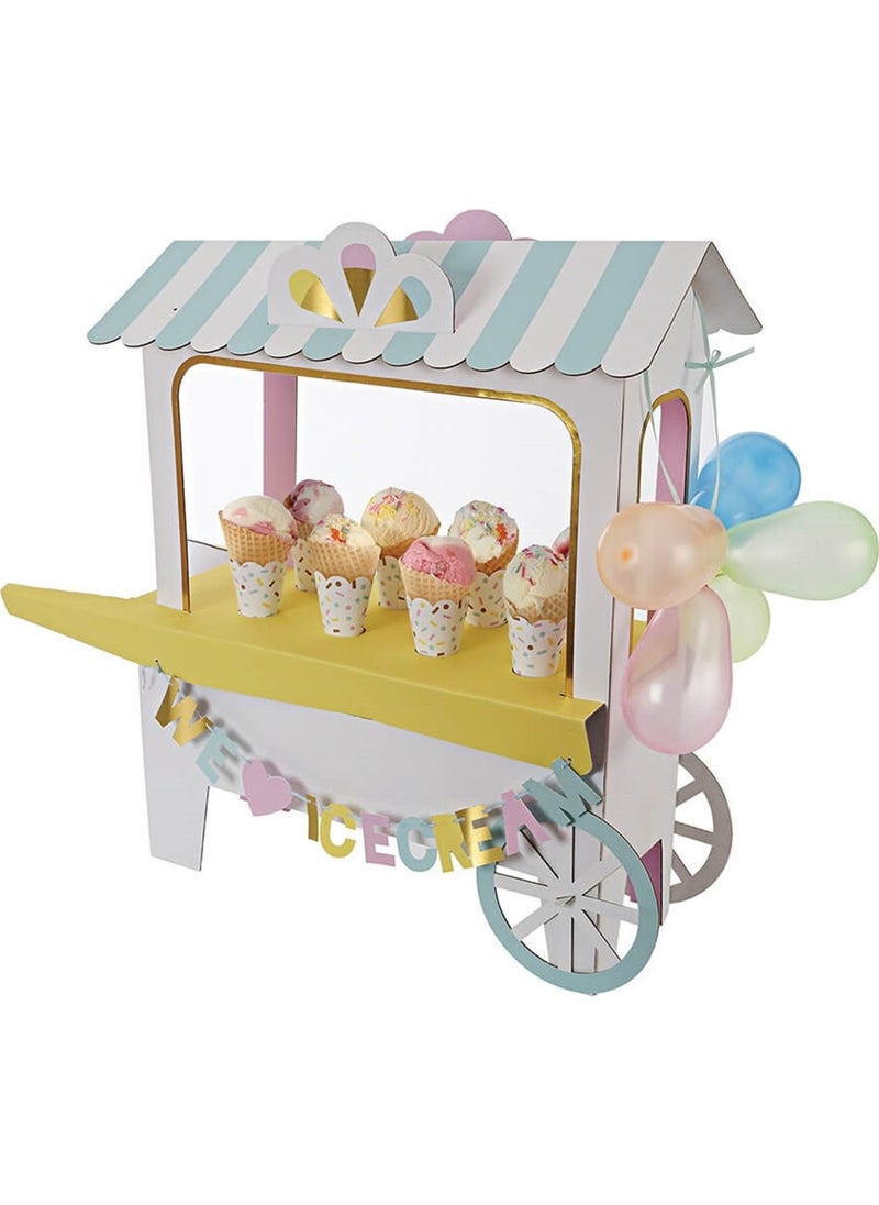 Meri Meri Ice Cream Cart Table Decoration  - Image 1