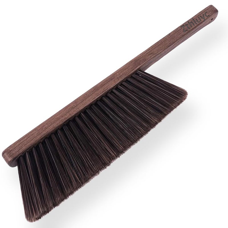 Zthluyc Hand Broom Brush Dust Cleaning: Hand Brush  Dusting Brush  Couch Brush  Soft Brush Cleaning  Dust Broom  Handheld Broom  Bed Brush  Hand Brush For Cleaning The Bed  Sofa  Fireplace  Car  Etc. - Image 1