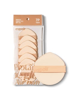 Espoir Espoir Be Glow New Class Air Puff 7ea | Flawless Face Makeup Fast and Easily | Makeup Sponge Applicator Air Cushion Powder Puff for Liquid Foundation, Cream, Powder, Concealer | Korean Base Makeup  - Image 1