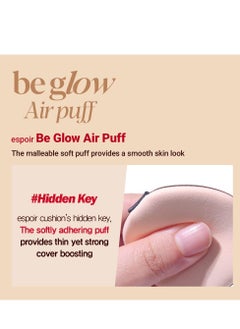 Espoir Espoir Be Glow New Class Air Puff 7ea | Flawless Face Makeup Fast and Easily | Makeup Sponge Applicator Air Cushion Powder Puff for Liquid Foundation, Cream, Powder, Concealer | Korean Base Makeup  - Image 3