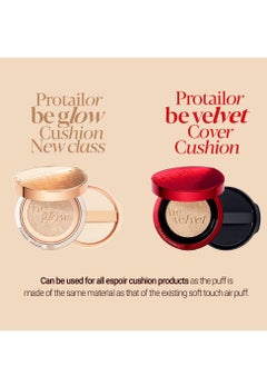 Espoir Espoir Be Glow New Class Air Puff 7ea | Flawless Face Makeup Fast and Easily | Makeup Sponge Applicator Air Cushion Powder Puff for Liquid Foundation, Cream, Powder, Concealer | Korean Base Makeup  - Image 4