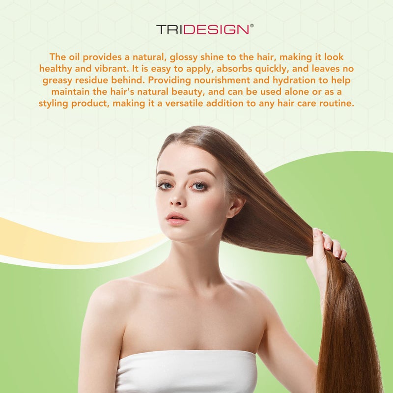 TRIDESIGN Aeroplex Bonding Oil - Repairs, Promotes Growth & Prevents Breakage - Silky Serum for Dry, Damaged & Frizzy Hair - Travel Size 30ml - Salon-Tested with UV & Heat Protection - Image 3