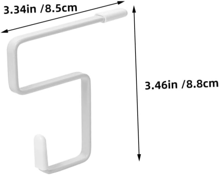 6 Pcs Iron Desk Hooks For Backpacks Purses Schoolbags Black - Image 3