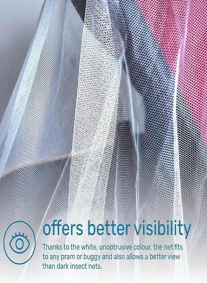 Vawolecy Mosquito Net for Baby Stroller 2 Pack, Universal & Breathable Bug Net for Car Seat, Bassinets,Mini Crib, Carseat Insect Protection - Image 3