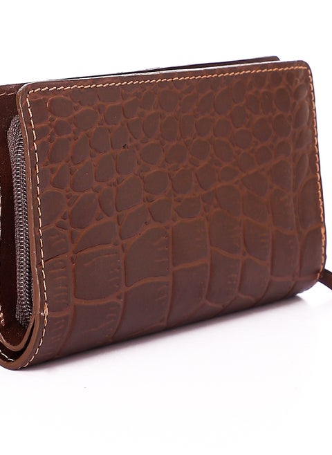 Top leather (RO 304) Women handbag Leather Zip Around Phone Large Capacity Ladies Travel Purse Wristlet