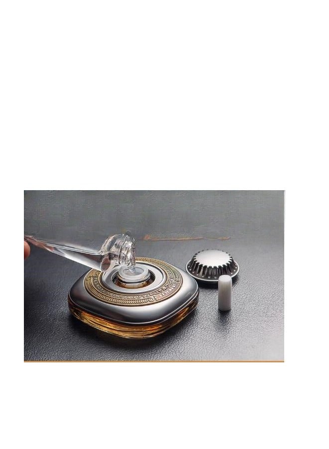 Car Aromatherapy Three Piece Set (Fragrance+Anti Slip Pad+Wooden Bracelet)  - Image 3