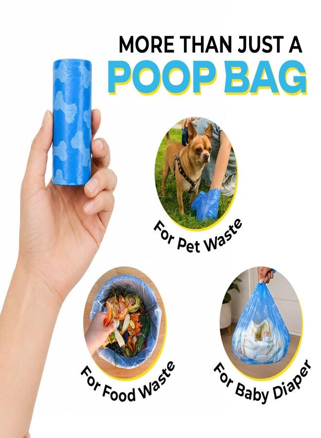 PECO Lil' Doody Bags – Biodegradable Dog Poop Bags, 90 Count (6 x 15 Rolls) | 100% Leak-Proof, Thick & Easy Tear Pet Waste Pick Up Bags | Dog Potty Picker Bag for Dogs & Cats | 23x32 cm - Image 5