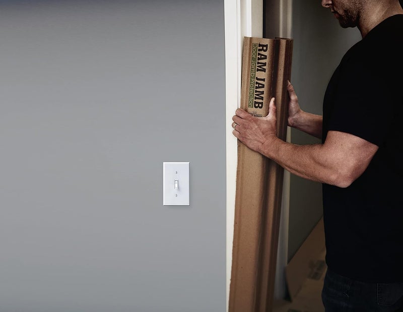 Ram Board RBJP 60 Brown Fiberboard 60" Ram Jamb, Door Jamb Protection - Image 3
