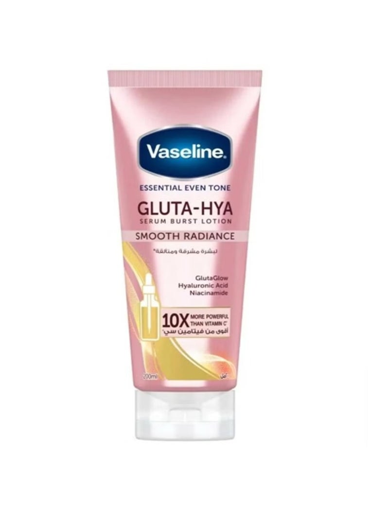 Vaseline Gluta-Hya Serum burst lotion smooth radiance, 200ml - Image 1