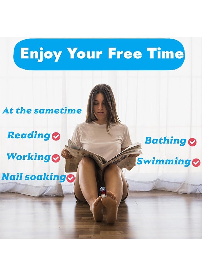 4 Pcs Waterproof Finger Protectors Waterproof Toe Cover for Shower and Nail Care Comfortable and Durable Soaking Sleeves for Fingers and Toe - Image 5