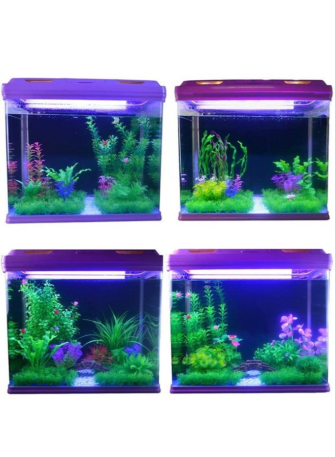 Kathson 3 Pcs Aquarium Grass Mat Decorations Artificial Plastic Lawn Ornament Landscape Green Plants Decoration For Saltwater Freshwater Tropical Fish Tank Decor  - Image 5
