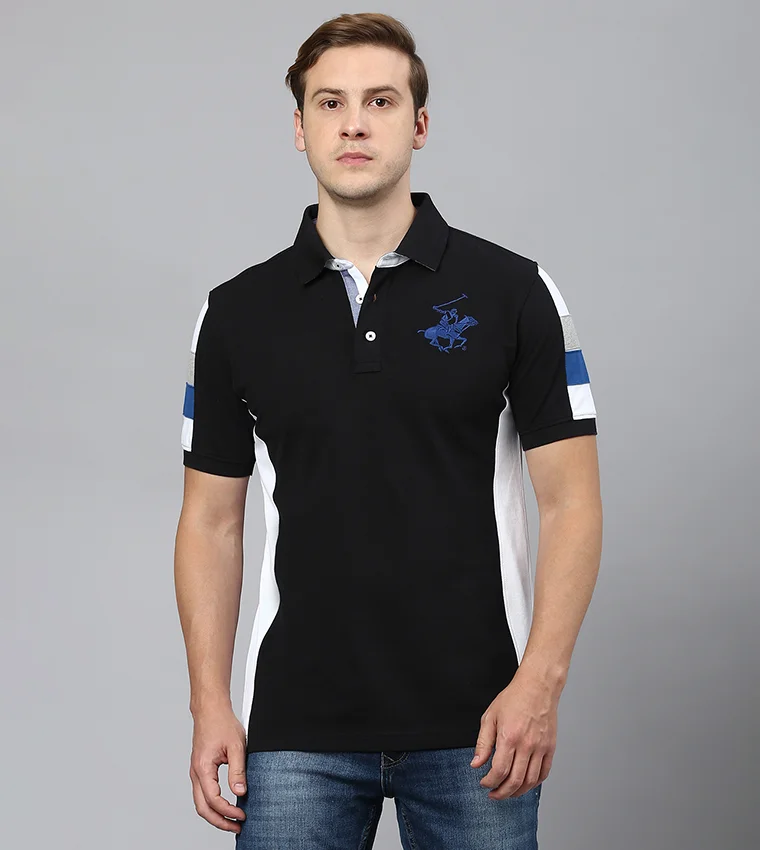 بيفرلي هيلز بولو كلوب تيشيرت بولو قطن بقصة عادية