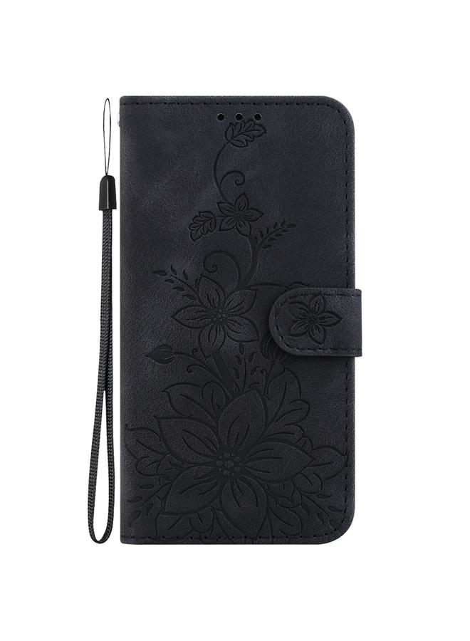 S-TOP Case For OPPO F25 Pro 5G Global Lily Embossed Leather Phone Case - Image 3