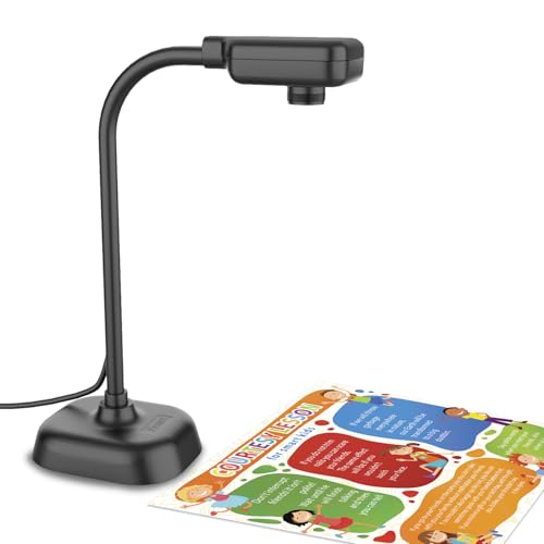 Gawervan Document Camera for Teachers and Classroom Gawervan USB WebcamDoc Camera Builtin Mic Mac OS Windows Chromebook Compatible for Live Demo Web Conferencing Distance Learning Remote Teaching - Image 1