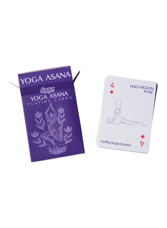 Lingo Yoga Asana Playing Cards | Yoga Flow: 52 Poses & 2 Shantras | Mindful Movement - Image 4