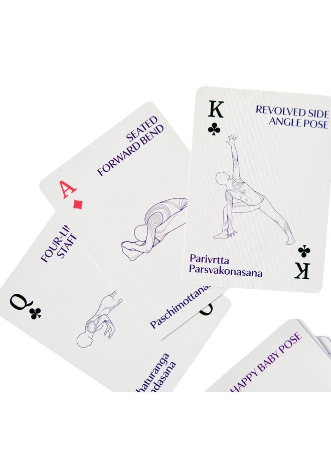 Lingo Yoga Asana Playing Cards | Yoga Flow: 52 Poses & 2 Shantras | Mindful Movement - Image 2