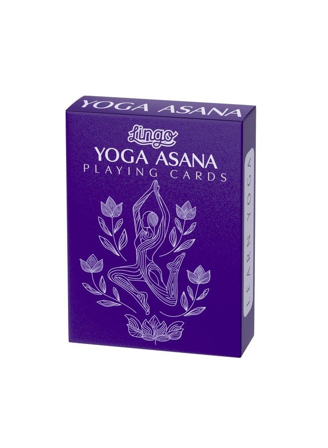 Lingo Yoga Asana Playing Cards | Yoga Flow: 52 Poses & 2 Shantras | Mindful Movement - Image 1