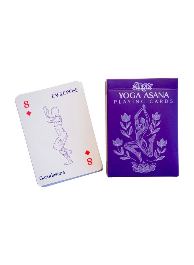 Lingo Yoga Asana Playing Cards | Yoga Flow: 52 Poses & 2 Shantras | Mindful Movement - Image 3